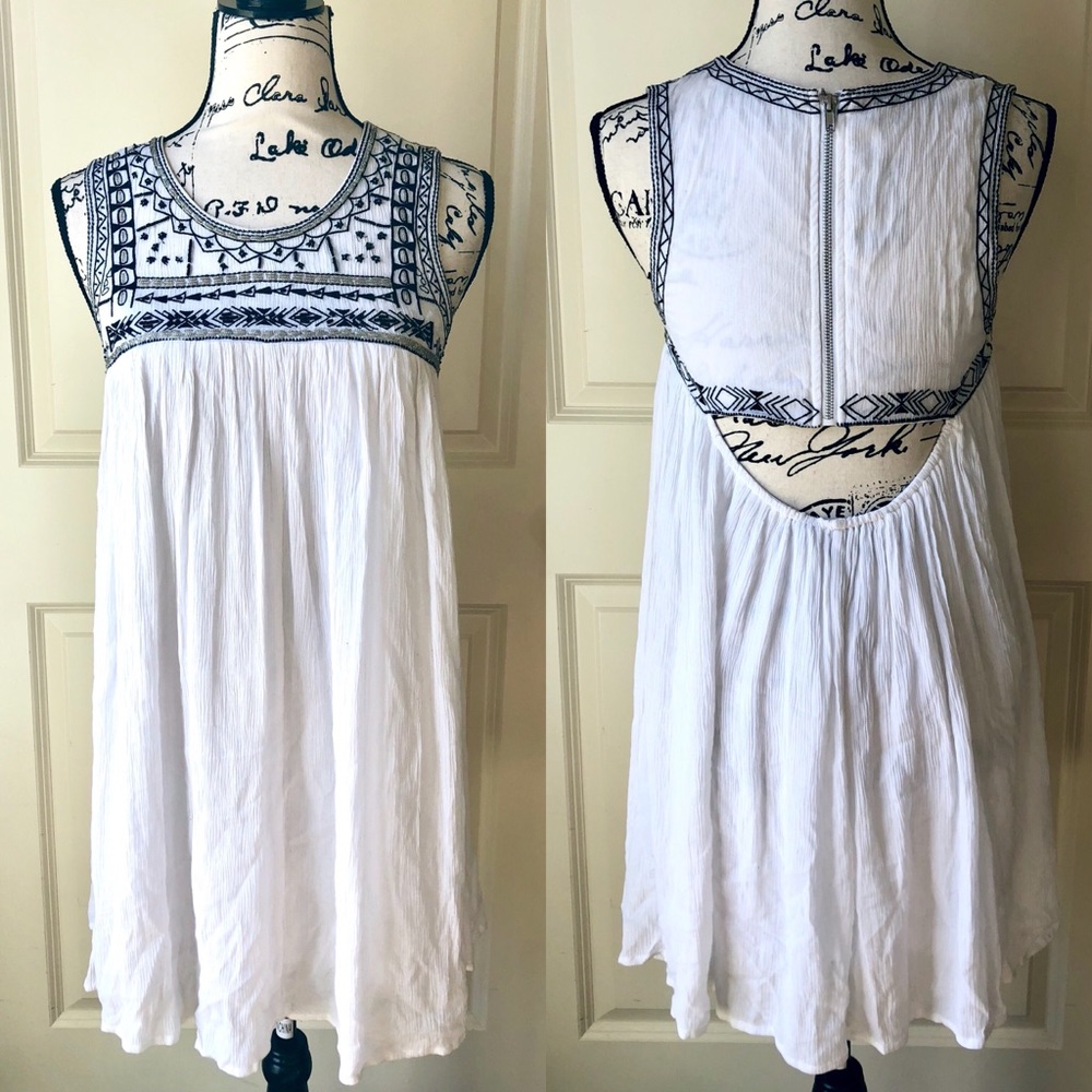 White Embellished Dress